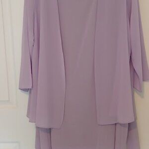 women's evening wear with light jacket